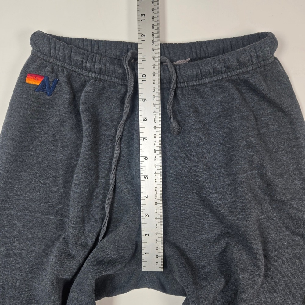 Aviator Nation Sweatpants Womens Small Gray Lightning Bolt Joggers Loungewear - Picture 9 of 10